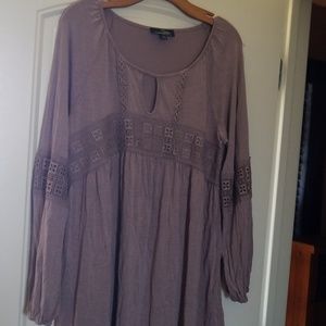 Peasant top with lace